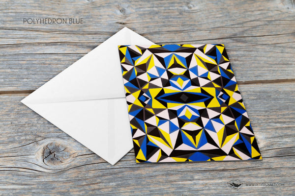 Polyhedron Blue Card