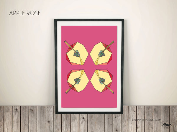 Petit Punnet 'Apple Rose' Poster