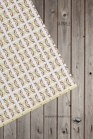 Graphic Series Wrapping Paper 'Apple' - Pack of 2