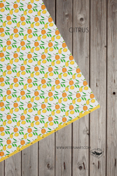 Graphic Series Wrapping Paper 'Citrus' - Pack of 2