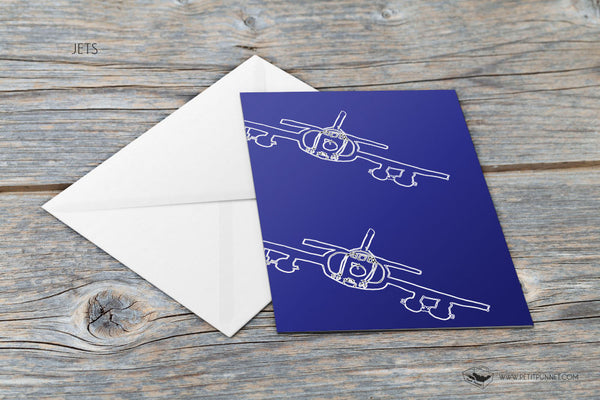 Jets Greeting Card