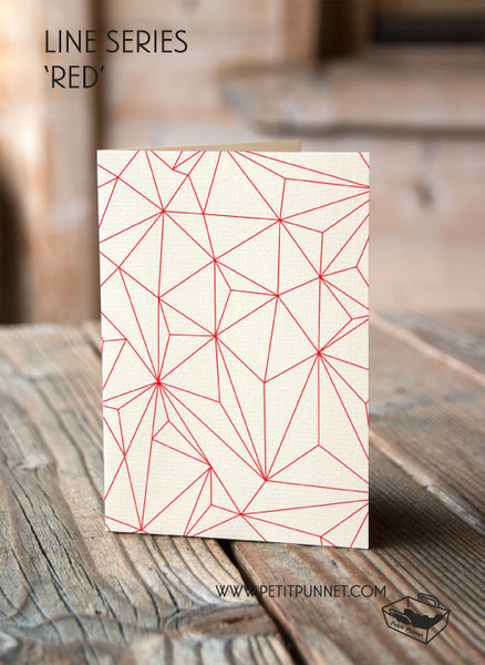 Line Series 'Red' Card