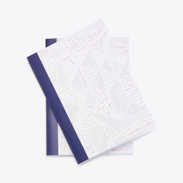 Isometric A5 Notebook, Set of 2