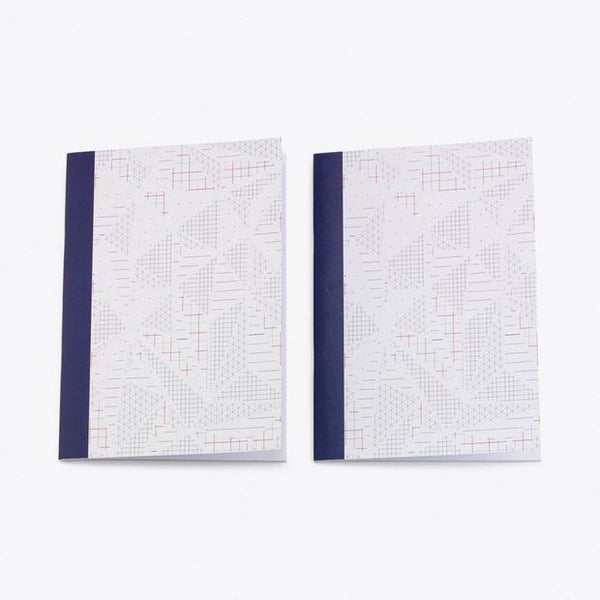 Isometric A5 Notebook, Set of 2