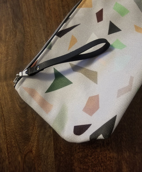 Geometric Pouches/Makeup Bags