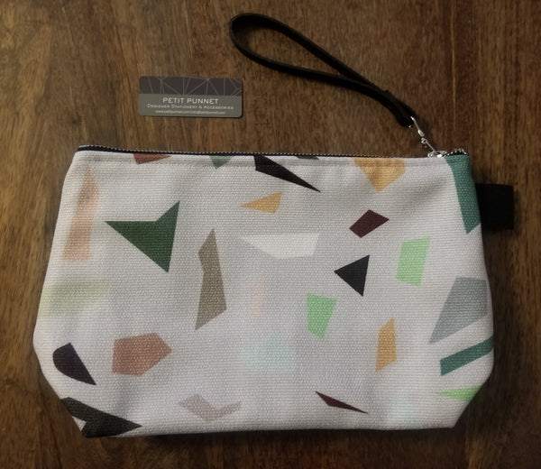 Geometric Pouches/Makeup Bags