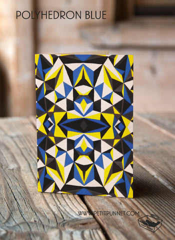 Polyhedron Blue Card